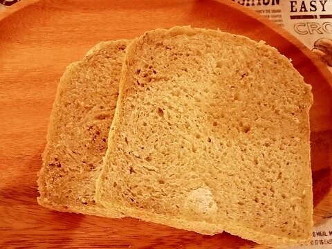 ホームベーカリーで緑茶のハード食パン